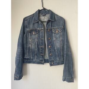 Gap Women’s Denim Jacket Size XS, EUC, 1969 Icon Flap Jack, Barn, Chore, rodeo